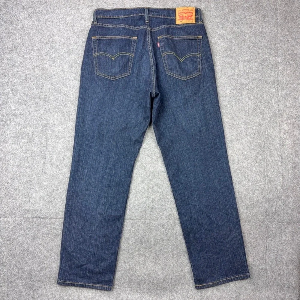 Levi's Jeans Mens 36x32 Blue 550 Relaxed Fit Tapered Leg Dark Wash‎ Denim Pants